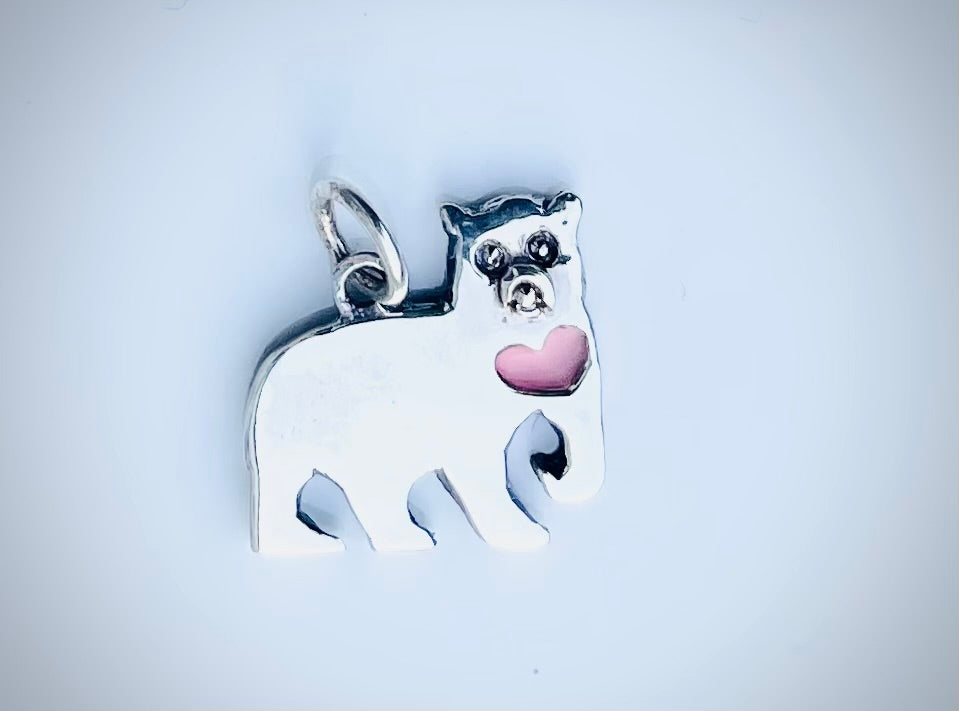 Free The Bears - Silver Bear Pendant