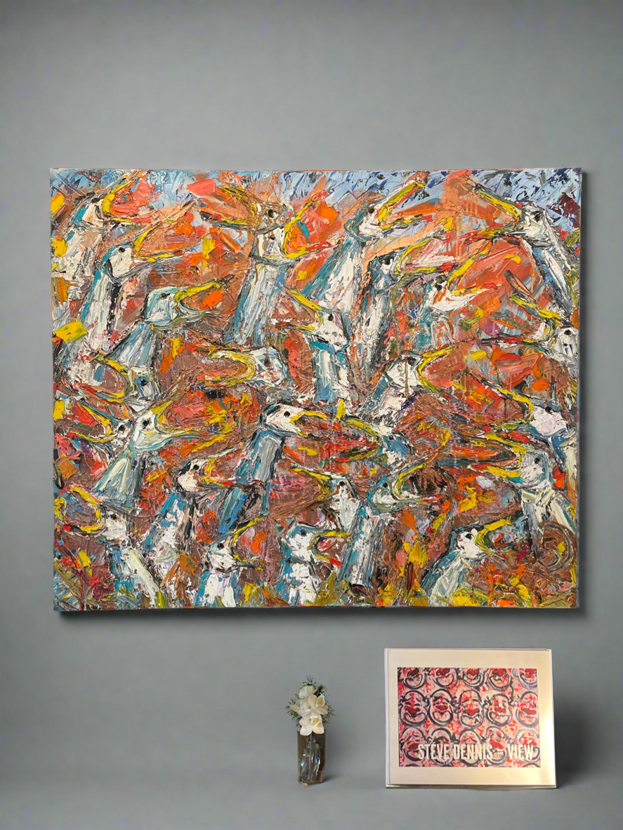‘Family - Some Might Say’ original mixed medium painting