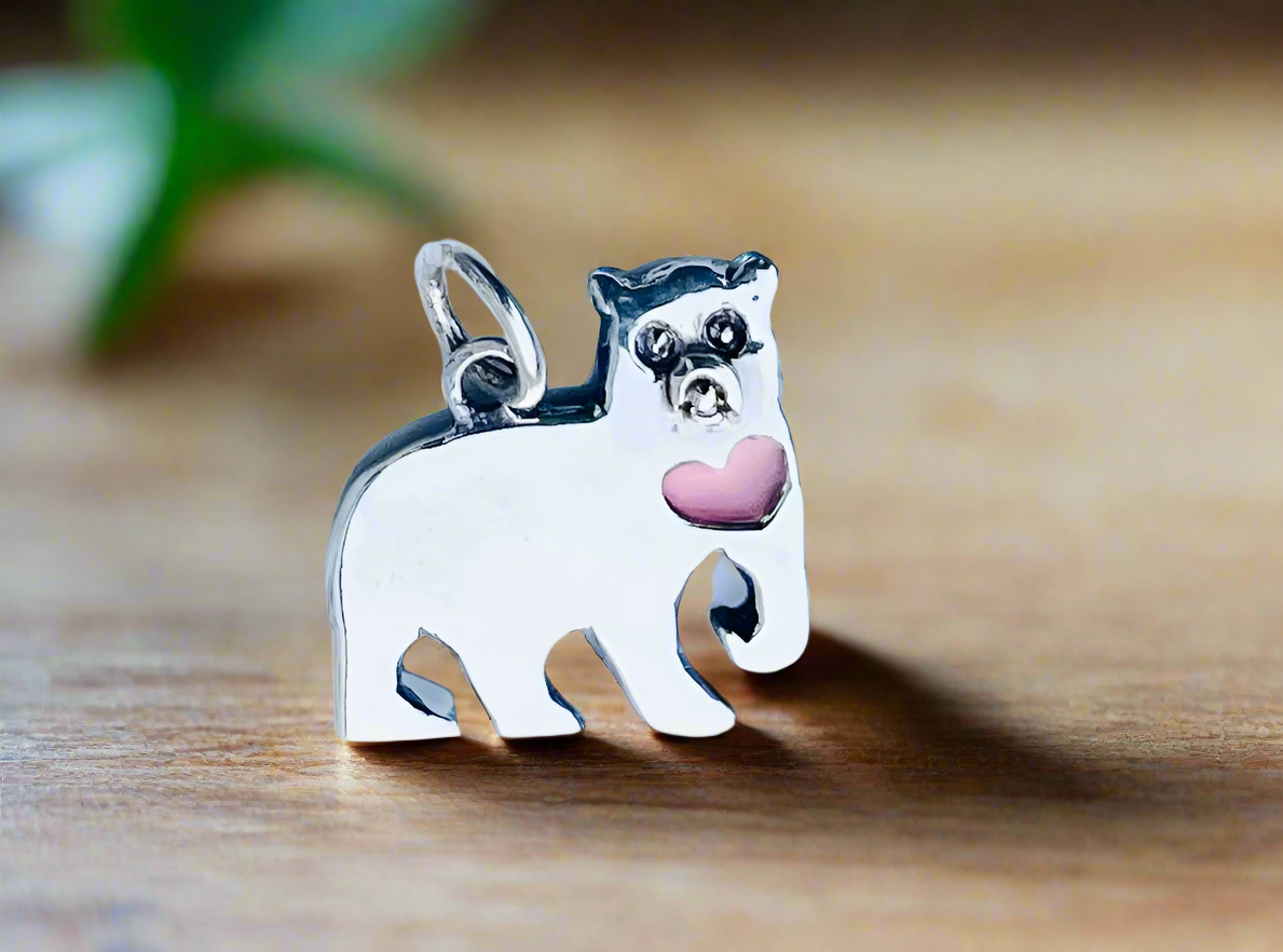 Free The Bears - Silver Bear Pendant