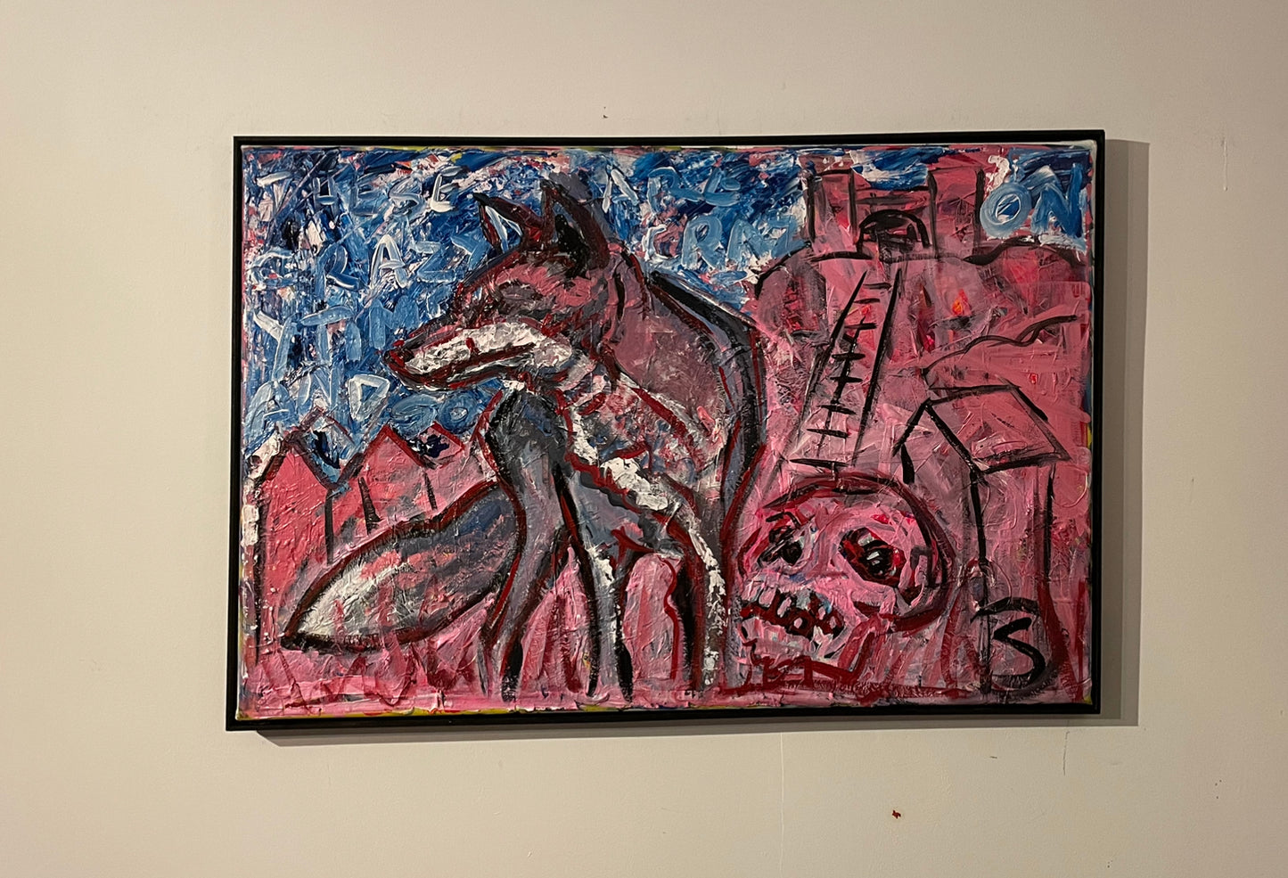 These Are Crazy Crazy Times And So On ~ Original acrylic