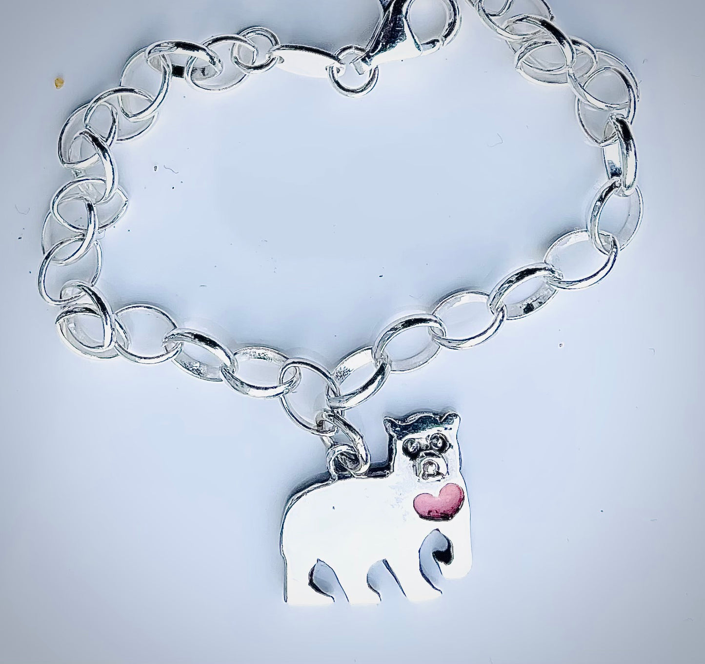 Free The Bears Charm Bracelet and Sun Bear Charm