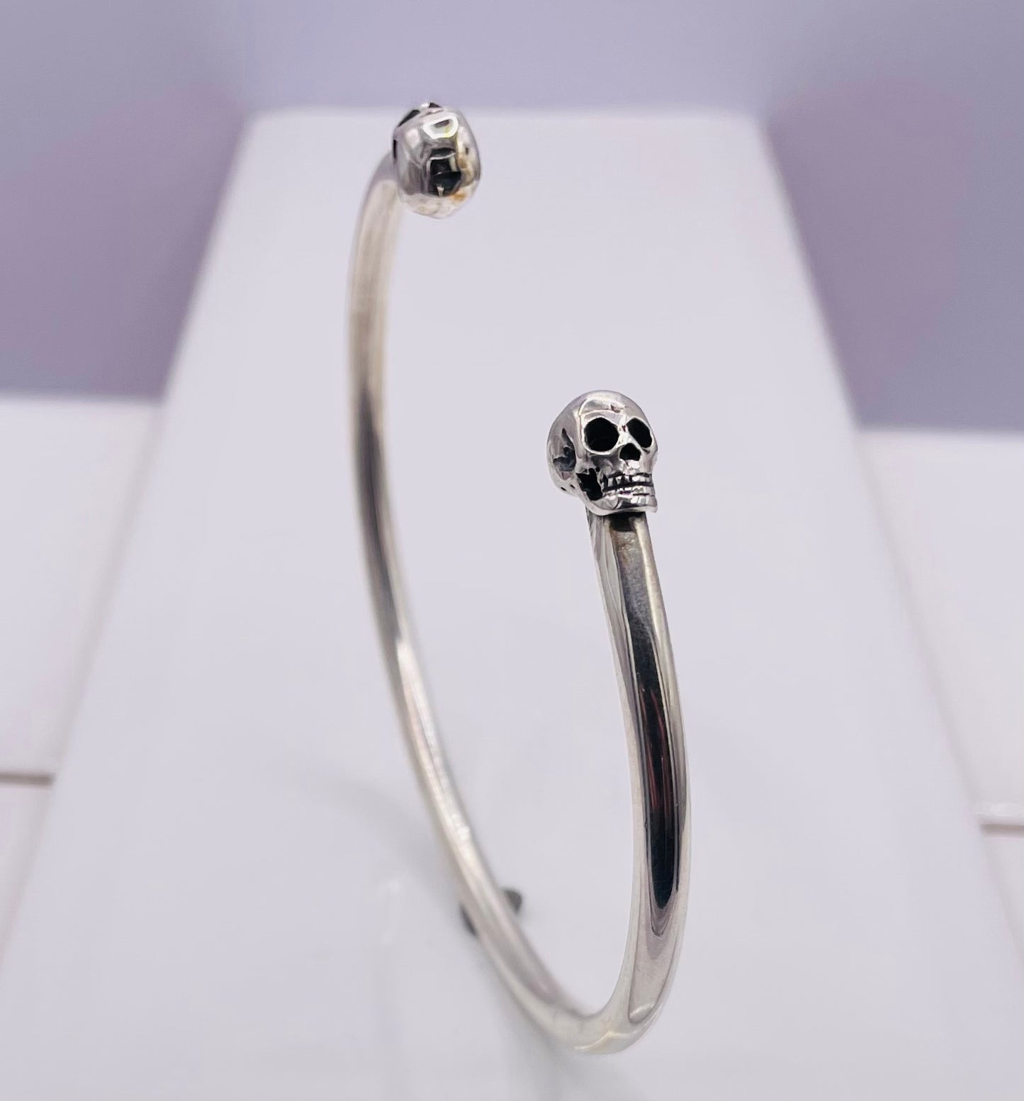 Heavy Skull Torque Bangle