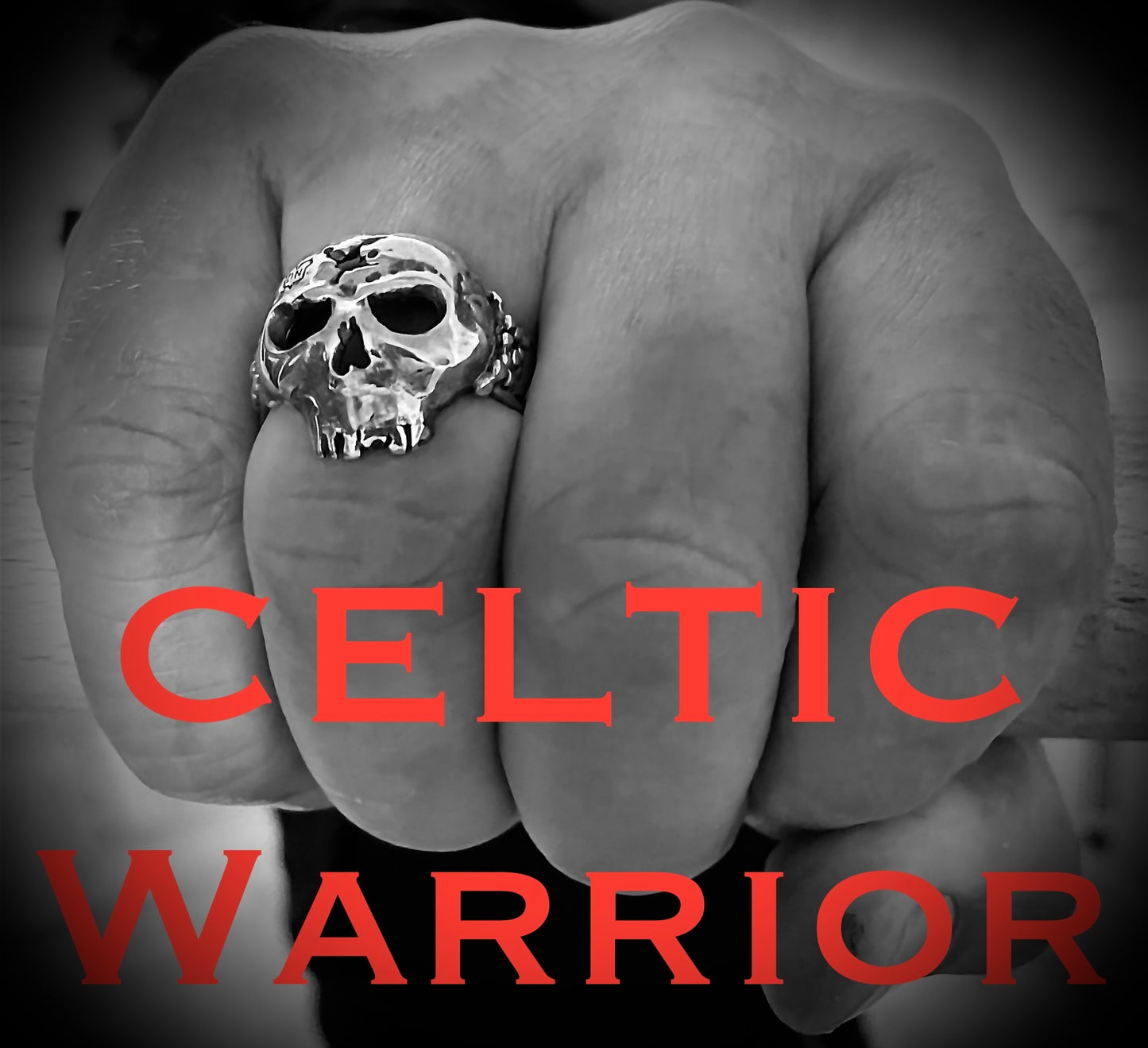 Celtic Warrior Skull Ring