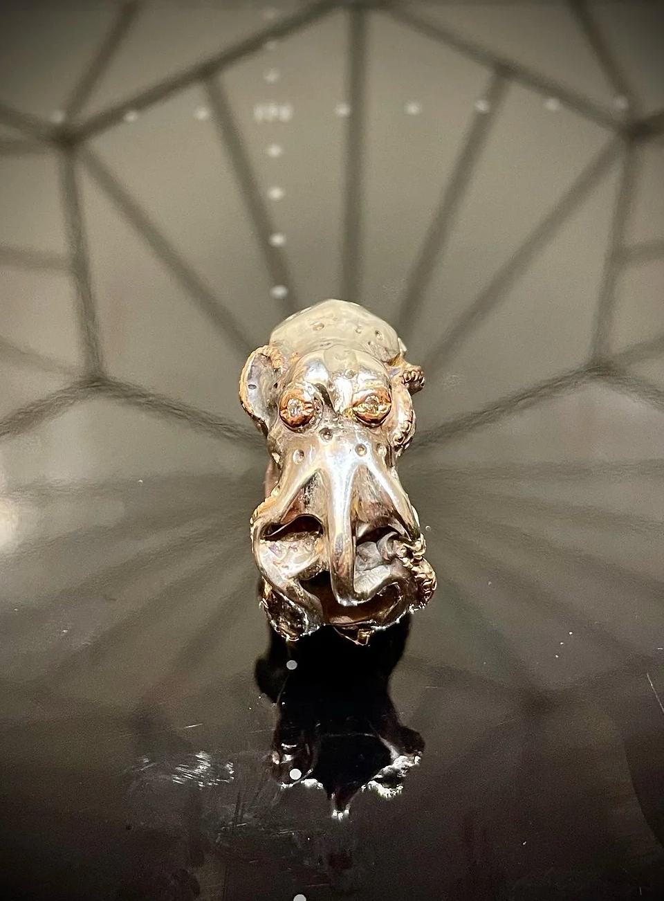 Octopus ring - Silver