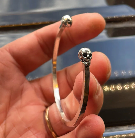 Skull Torque Bangle
