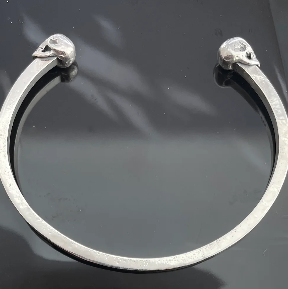 Skull Torque Bangle