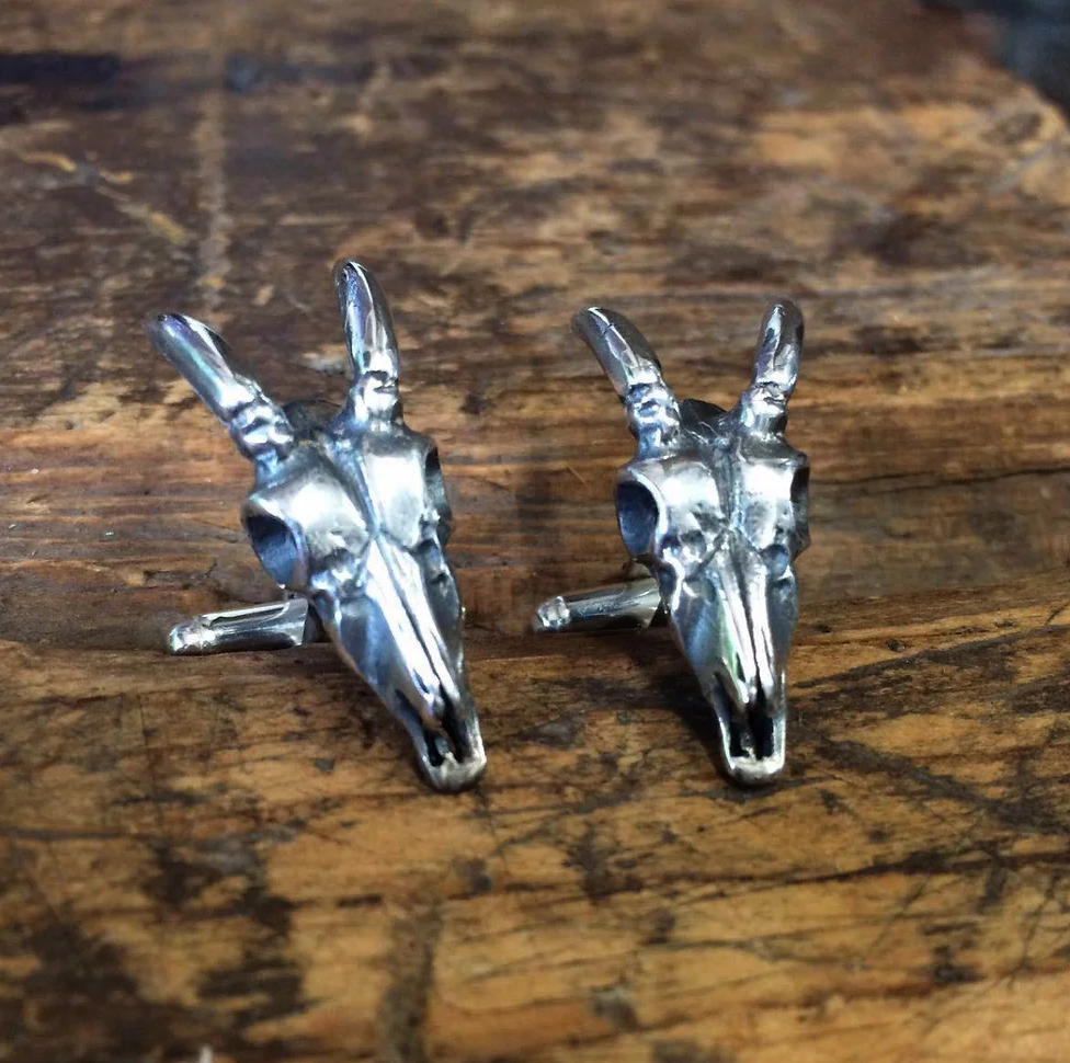 Deer Skull Cufflinks