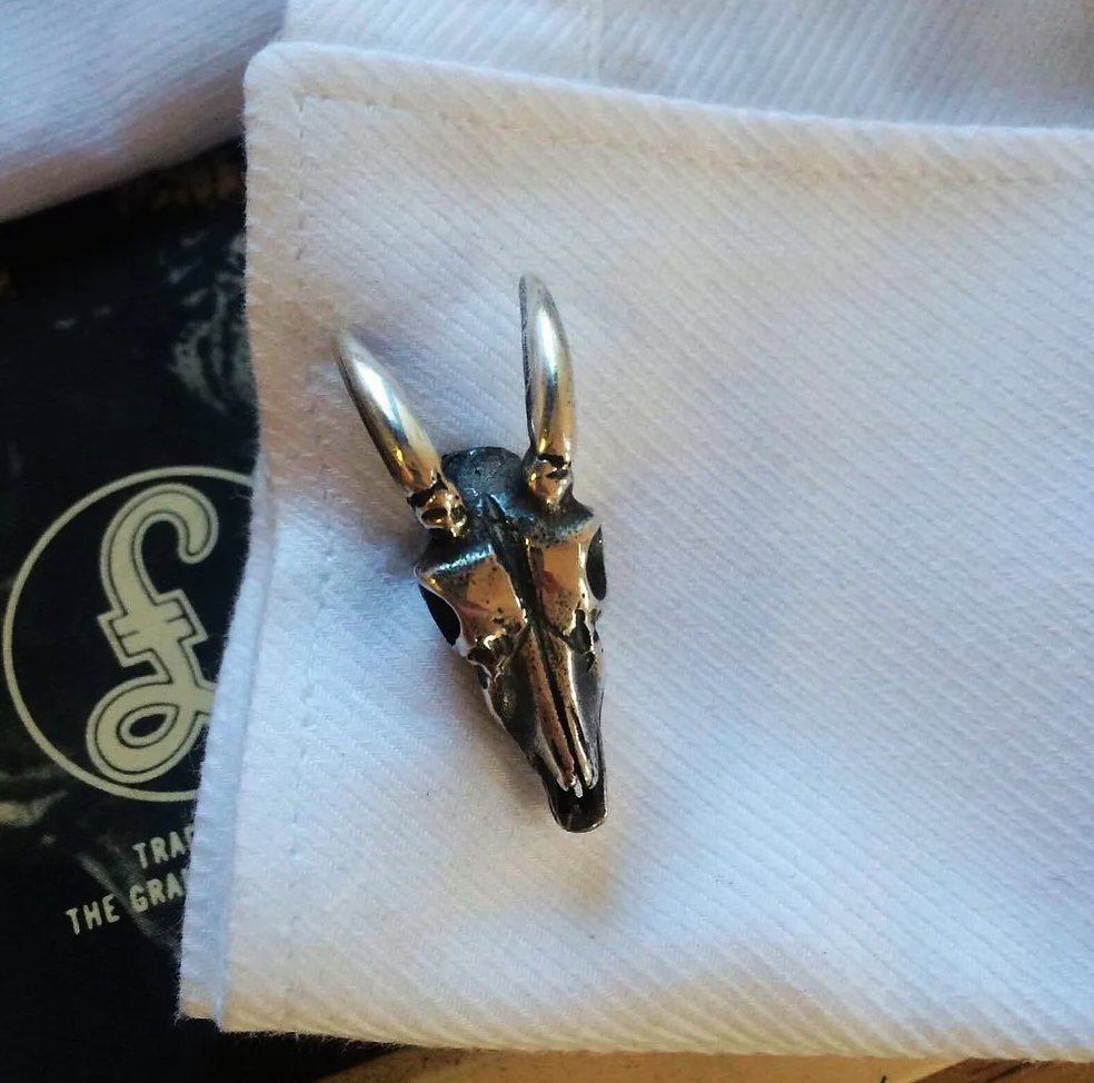 Deer Skull Cufflinks