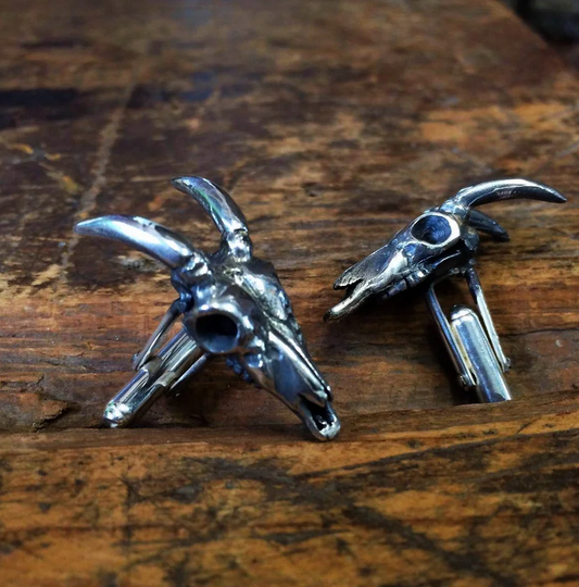 Deer Skull Cufflinks