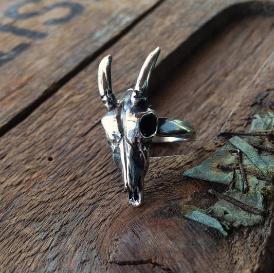 Deer Skull Ring