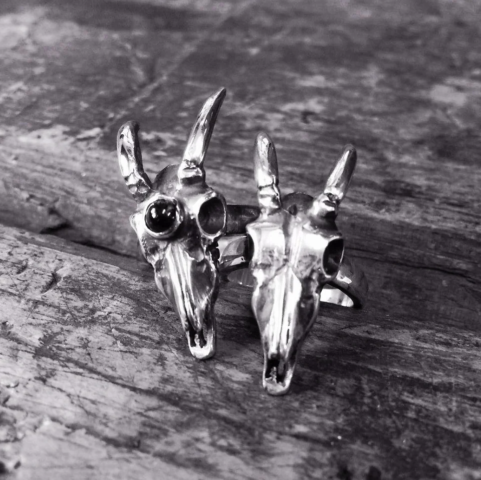 Deer Skull Ring
