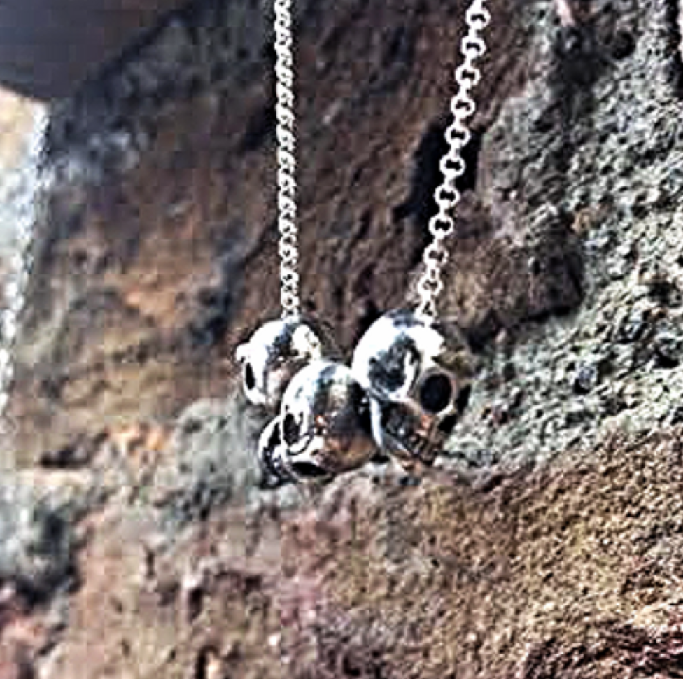 Trio Skull Necklace