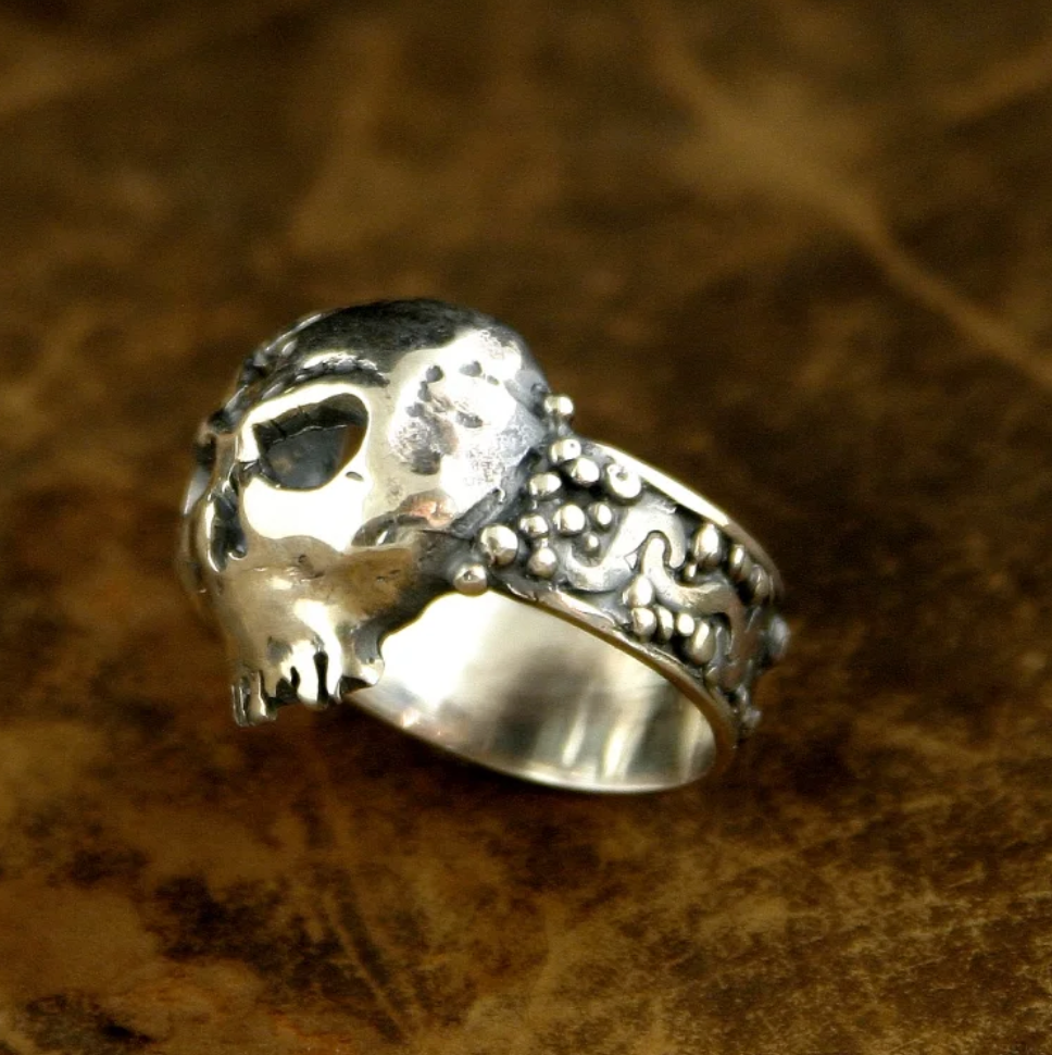 Celtic Warrior Skull Ring