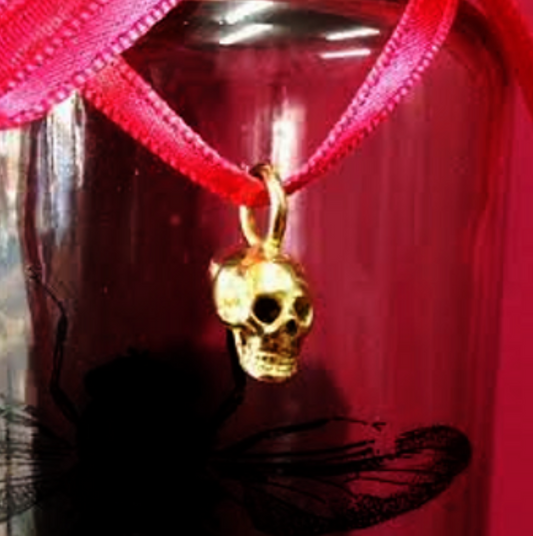 Gold Skull Pendant