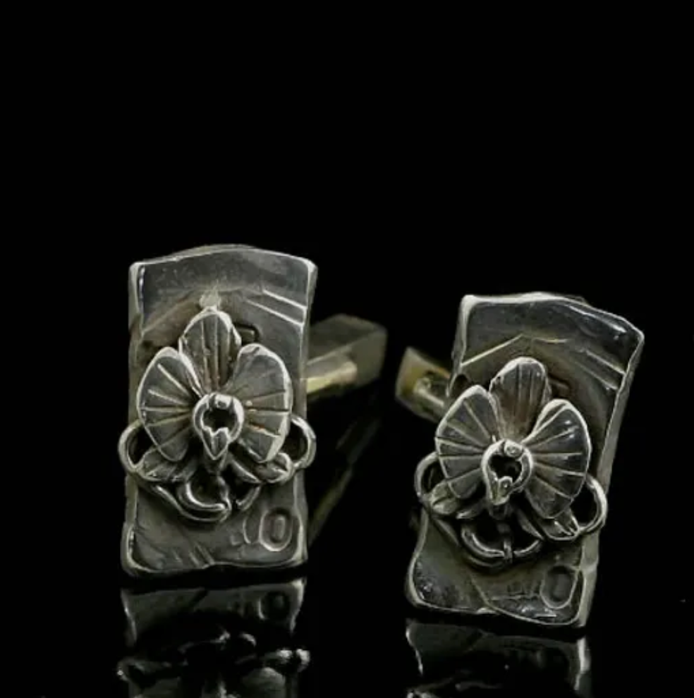 Orchid Cufflinks