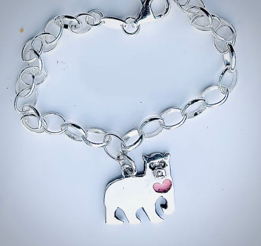 Free The Bears Charm Bracelet and Sun Bear Charm