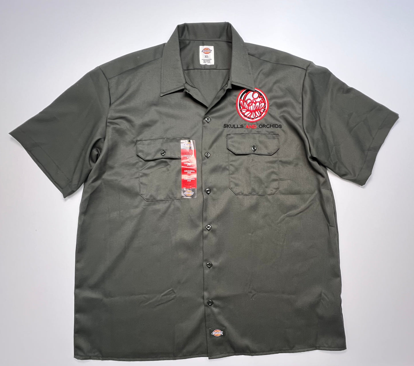Customised 'Dickies' Workwear Shirt Short Sleeve