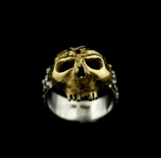 R023 18ct Gold and Silver Celtic Warrior Ring